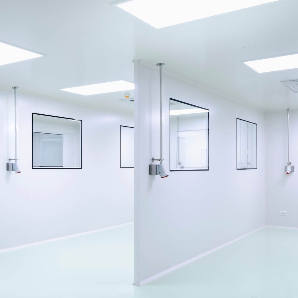 parteco pareti camere bianche